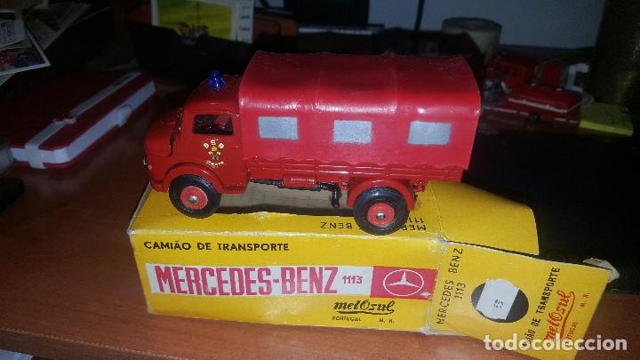 Model Cars: Camion de transporte mercedes benz, de metosul, edicion portuguesa, con caja original y nuevo