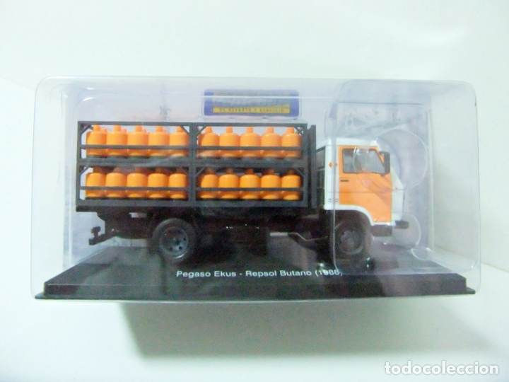Auto in scala: PEGASO EKUS - REPSOL BUTANO 1988 SALVAT ESCALA 1:43 CAMI&Oacute;N REPARTO Y SERVICIO - MATR&Iacute;CULA DE TERUEL