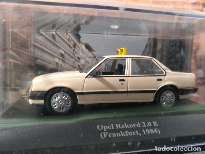 Carros em escala: OPEL REKORD 2.0 E, TAXI, FRANKFURT, 1984, IXO-ALTAYA, 1/43, NUEVO
