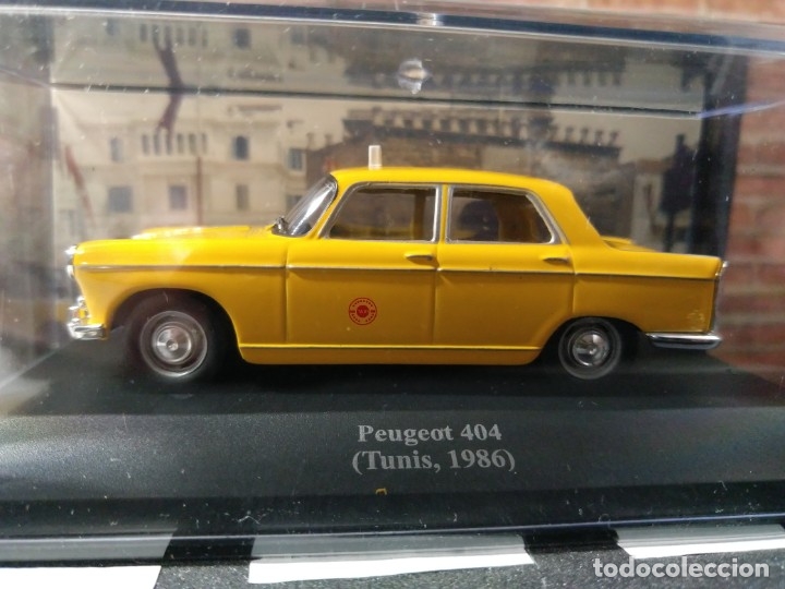 Coches a escala: PEUGEOT 404, TAXI, TUNEZ, 1986, IXO-ALTAYA, 1/43, NUEVO