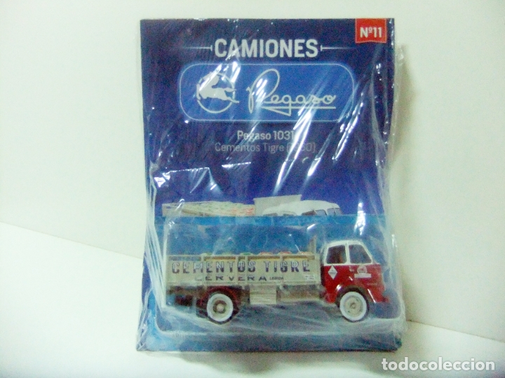 Voitures &agrave; l'&eacute;chelle: CAMI&Oacute;N PEGASO 1031 CEMENTOS TIGRE 1960 + FASC&Iacute;CULO N&ordm; 11 SALVAT ESCALA 1:43 - CERVERA L&Eacute;RIDA CEMENTO