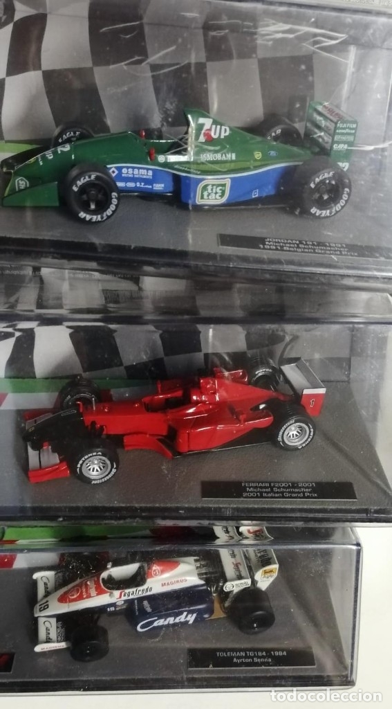 Coches a escala: LOTE FORMULA 1 SALVAT 1:43
