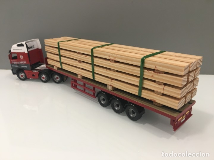 Coches a escala: CARGA DE MADERA PARA CAMIONES A ESCALA - Foto 2