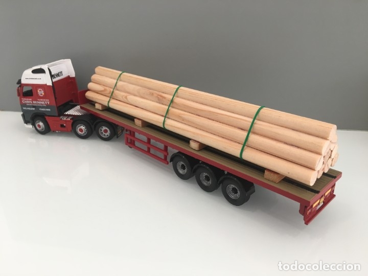 Coches a escala: CARGA DE MADERA PARA CAMIONES A ESCALA - Foto 2