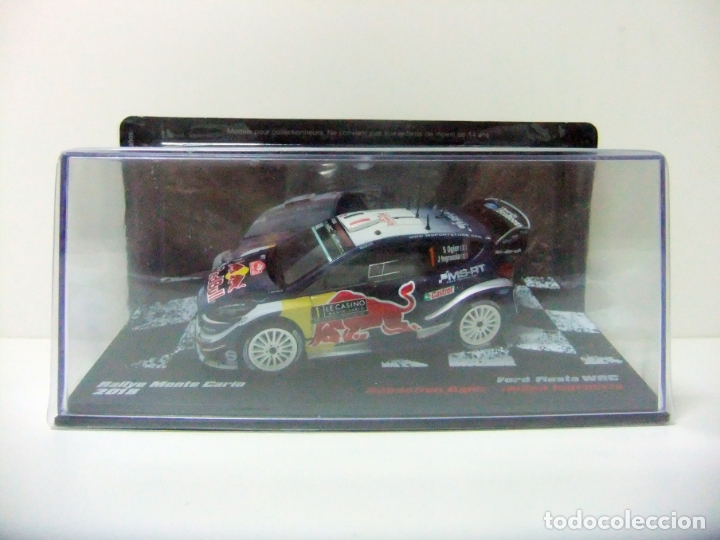 Voitures &agrave; l'&eacute;chelle: FORD FIESTA WRC RALLY DE MONTECARLO 2018 SEBASTIEN OGIER JULIEN INGRASSIA ESCALA 1:43 ALTAYA COCHE