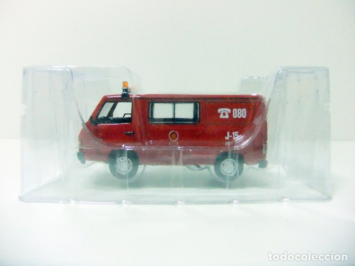 Carros em escala: FURGONETA MERCEDES BENZ MB 180 MB180 BOMBEROS DE ZARAGOZA - SALVAT ESCALA 1:43 - COCHE EMERGENCIAS
