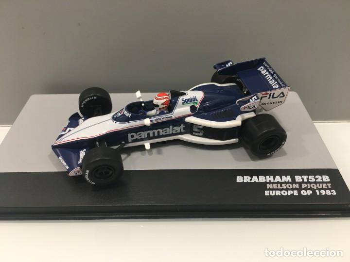 Coches a escala: Coche formula 1 brabham bt52b nelson piquet europe gp 1983. escala 1/43. referencia 10.