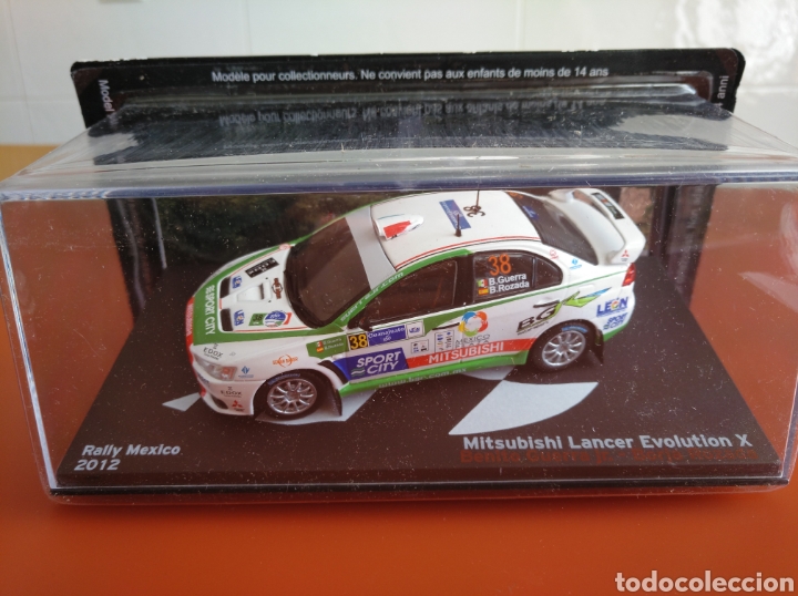 Coches a escala: MITSUBISHI LANCER EVOLUTION X DEL RALLY DE MEXICO 2012 - Foto 1