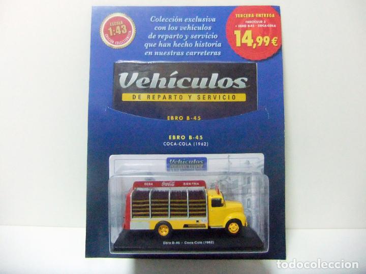 Voitures &agrave; l'&eacute;chelle: EBRO B-45 COCA-COLA 1962 SALVAT ESCALA 1:43 - CAMI&Oacute;N B45 REPARTO Y SERVICIO MATR&Iacute;CULA LE&Oacute;N
