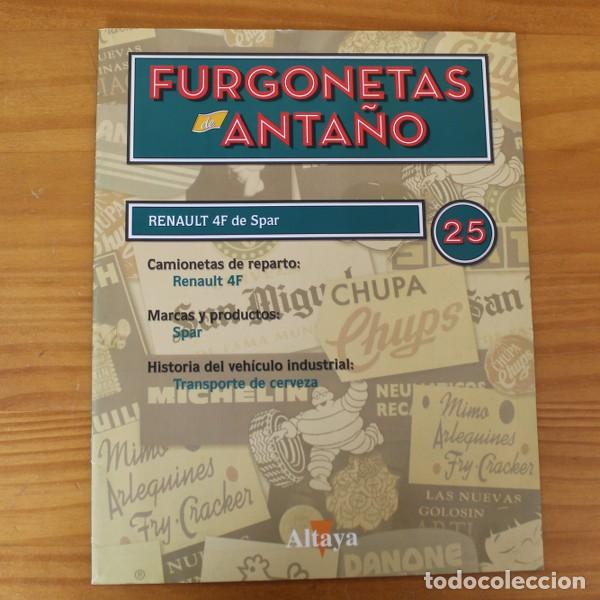 Voitures &agrave; l'&eacute;chelle: FURGONETAS DE ANTA&Ntilde;O FASCICULO 25 RENAULT 4F DE SPAR. ALTAYA