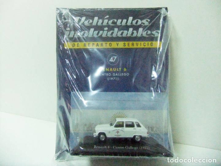 Auto in scala: RENAULT 6 CENTRO GALLEGO 1971 - SALVAT ARGENTINA ESCALA 1:43 - COCHE R6 SERVICIO M&Eacute;DICO A DOMICILIO