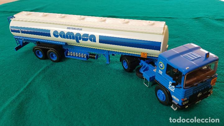 Coches a escala: CAMION PEGASO 1231 T CON CISTERNA CAMPSA (PRECINTADO) ESC. 1/43 - COLECCIONES SALVAT