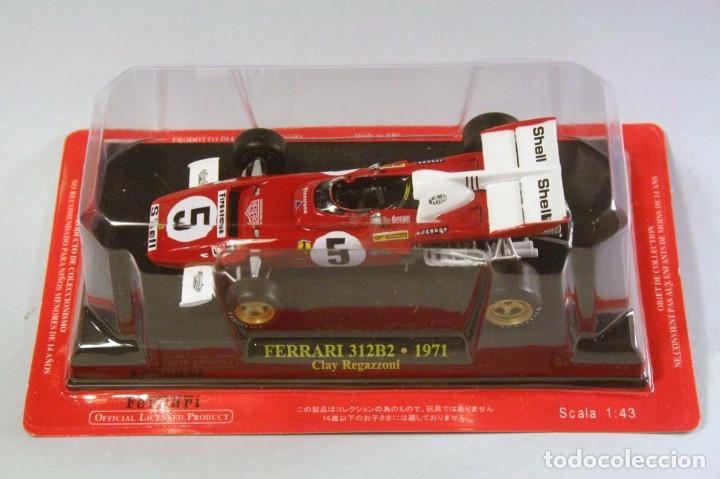 Auto in scala: IXO ALTAYA. ESc. 1/43.Ferrari 312B2 1971 #5 Clay Regazzoni. Con fasc&iacute;culo 33. En blister