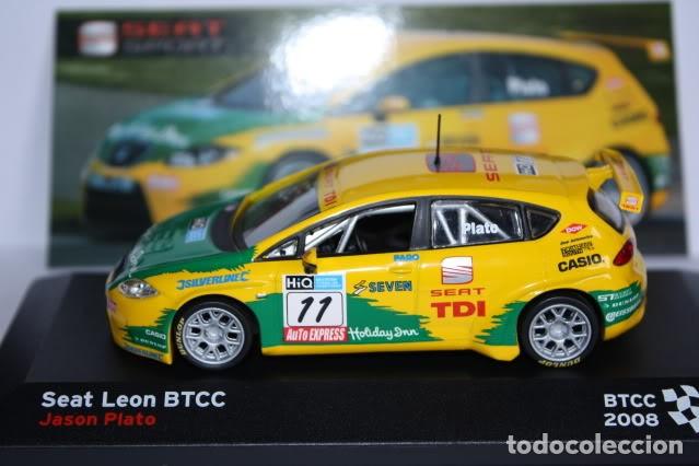 Coches a escala: SEAT LEON BTCC -RALLYE BTCC 2008-JASSON ALTAYA-1/43 -LUGOY