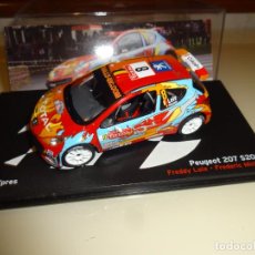 Coches a escala: IXO. ALTAYA. PEUGEOT 207 S2000. RALLY YPRES 2009. LOIX-MICLOTTE. Lote 199945215