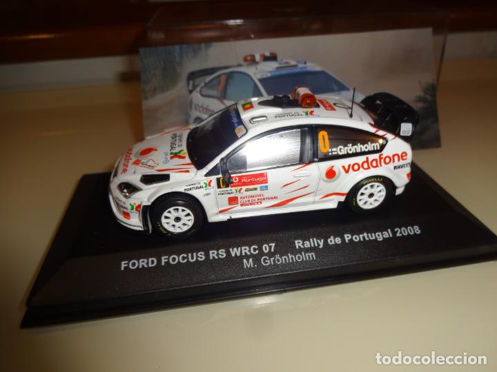Coches a escala: IXO. Altaya. Ford Focus RS WRC 07. Rally de Portugal 2008. Gronholm