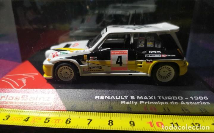 Auto in scala: REPLICA RENAULT 5 MAXI TURBO 1988 RALLY PRINCIPE DE ASTURIAS
