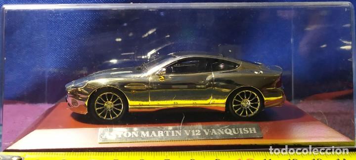 Auto in scala: ASTON MARTIN V12 VANQUISH 1/43 NUEVO BA&Ntilde;ADO EN PLATA