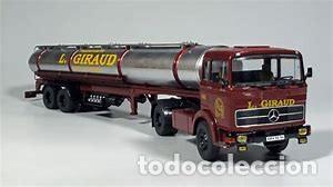 Auto in scala: CAMION MERCEDES BENZ LPS 1932 CISTERNA GIRAUD - IXO ALTAYA 1/43 - TRAILER