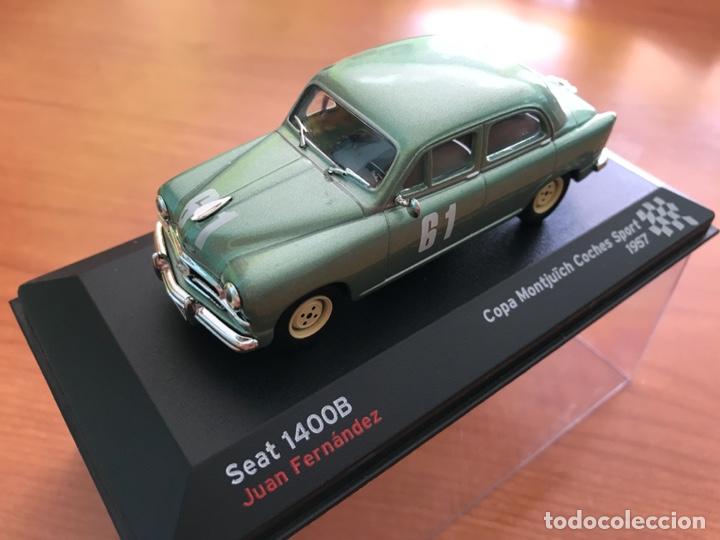 Carros em escala: SEAT 1400B COPA MONTJUICH COCHES SPORT 1957 JUAN FERNANDEZ 1:43 COLECCION SEAT SPORT ALTAYA