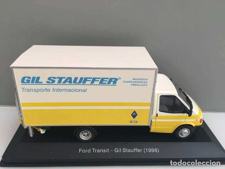 Voitures &agrave; l'&eacute;chelle: Cami&Oacute;n ford transit gil stauffer 1998. escala 1/43