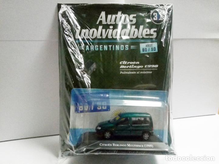 Coches a escala: CITROEN BERLINGO MULTISPACE 1999 SALVAT ESCALA 1:43 AUTOS INOLVIDABLES ARGENTINOS A&Ntilde;OS 80 / 90 COCHE