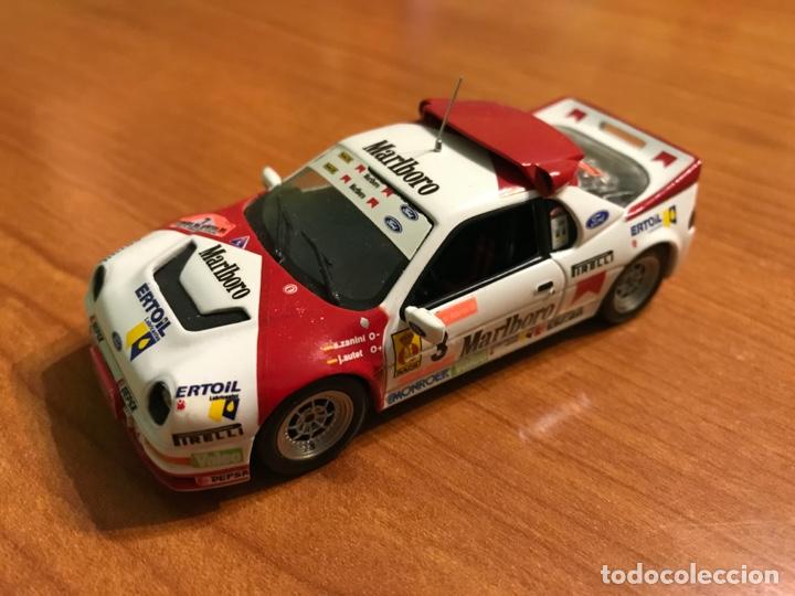 Carros em escala: FORD RS 200 MODIFICADO PRINCIPE DE ASTURIAS 1986 A.ZANINI-J.AUTET 1:43 NO TIENE PEANA NI URNA