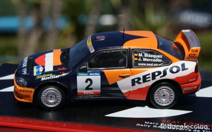 MERCADER.RALLY  NAVARRA DE TIERRA 2001 SCALA 1\43 SEAT CORDOBA WRC M.BLAZQEZ-J 