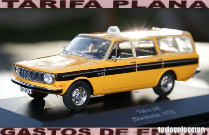 Coches a escala: VOLVO 145 TAXI ESTOCOLMO 1973 ESCALA 1:43 ALTAYA EN CAJA
