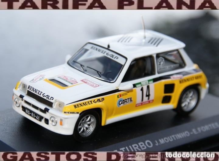 Coches a escala: RENAULT 5 TURBO 1986 RALLYE DE PORTUGAL J.MOUTINHO-E.FORTES ESCALA 1:43 DE ALTAYA EN SU CAJA