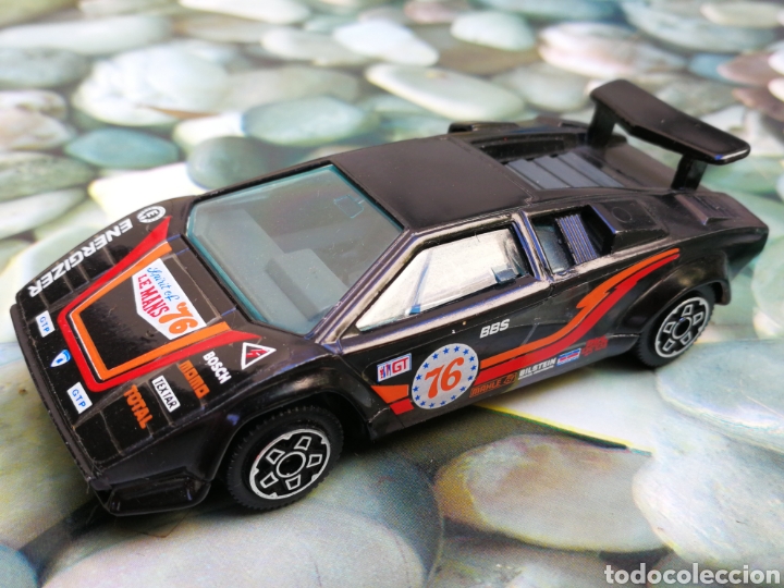 Coches a escala: COCHE METALICO LAMBORGHINI COUNTACH 5000 (LE MANS)- BURAGO ESC:1/43.
