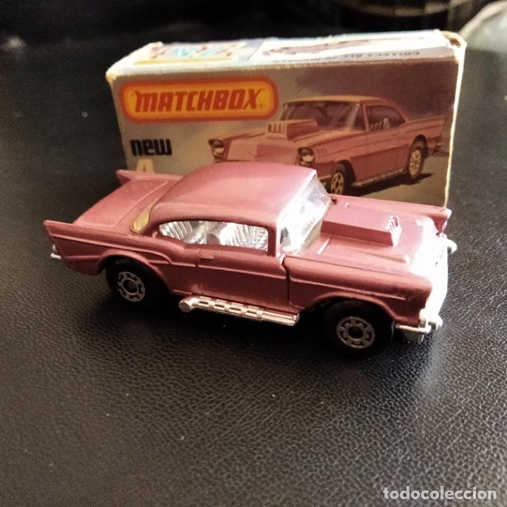 Model Cars: CHEVY DEL 57 - MATCHBOX 1979, DIECAST METAL- ARTICULO ORIGINAL EN CAJA - 1/43