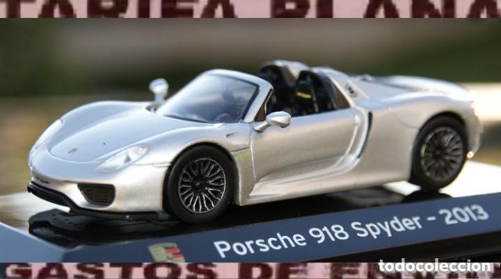 Model Cars: PORSCHE 918 SPYDER 2013 ESCALA 1:43 SALVAT EN CAJA