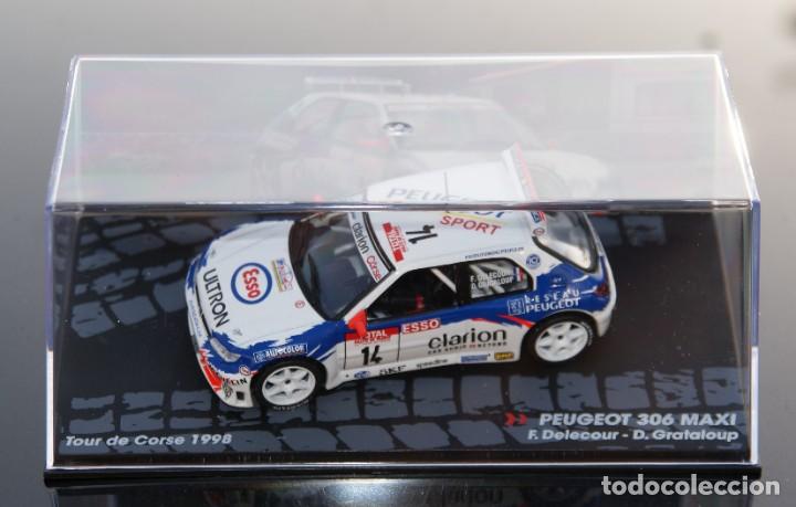 PEUGEOT 306 MAXI 2° TOUR DE CORSE 1998 FRANCOIS DELECOUR IXO