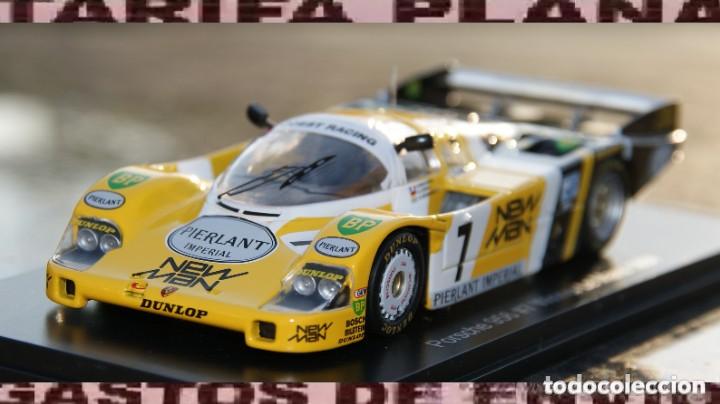PORSCHE 956 K.LUDWIG H.PESCAROLO #7# WINNER 24 HORAS LE MANS 1984 escala 1:43 de spark en su caja