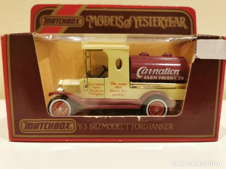 Voitures &agrave; l'&eacute;chelle: Matchbox 1912 Ford modelo T Tanker