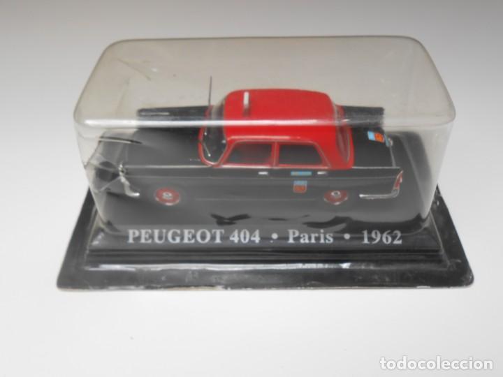 1962  PEUGEOT 404   French taxi cab 1:43 Scale
