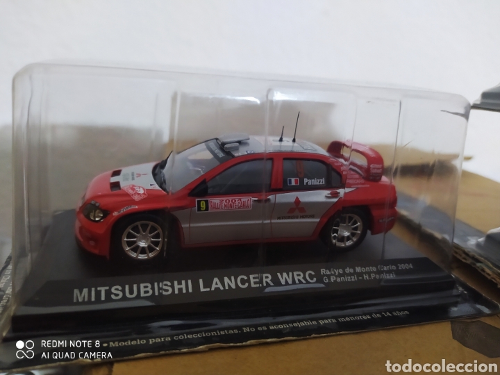 Coches a escala: BLISTER EXPOSITOR COCHE RALLY RALLYE MITSUBISHI LANCER WRC