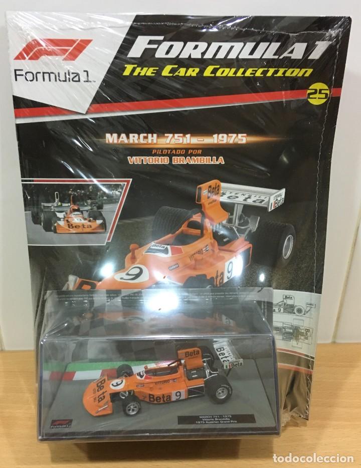 Voitures &agrave; l'&eacute;chelle: F&Oacute;RMULA 1 THE CAR COLLECTION F1 25 - MARCH 751 (1975) - VITTORIO BRAMBILLA. IXO SALVAT, 1/43