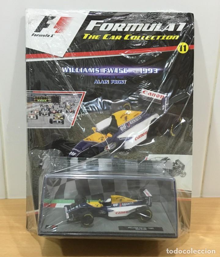 Voitures &agrave; l'&eacute;chelle: F&Oacute;RMULA 1 THE CAR COLLECTION F1 - WILLIAMS FW 15C (1993) - ALAIN PROST EL PROFESOR. IXO SALVAT, 1/43