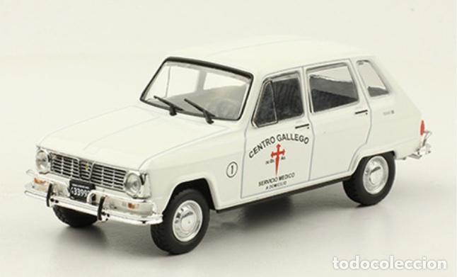 Coches a escala: Coche cl&aacute;sico Renault 6 Centro Gallego M&eacute;dico (1971) Autos Inolvidables / Ixo, n47 (Escala 1:43)