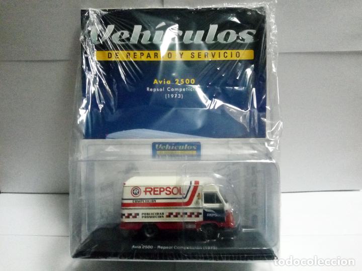 Voitures &agrave; l'&eacute;chelle: AVIA 2500 REPSOL COMPETICI&Oacute;N 1973 - SALVAT ESCALA 1:43 CAMI&Oacute;N FURGONETA MATR&Iacute;CULA MADRID PUBLICIDAD