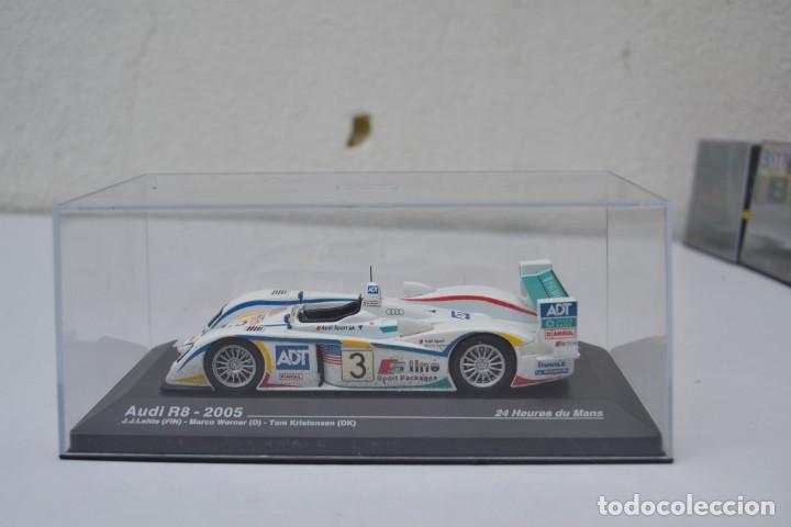 Voitures &agrave; l'&eacute;chelle: 1:43 ALTAYA AUDI R8 2005 24 HEURES DU MANS J J LEHTO MARCO WERNER