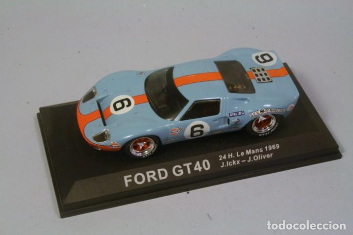 Model Cars: IXO ALTAYA. Escala 1/43. Ford GT40 #6 Ickx-Oliver LeMans 1969