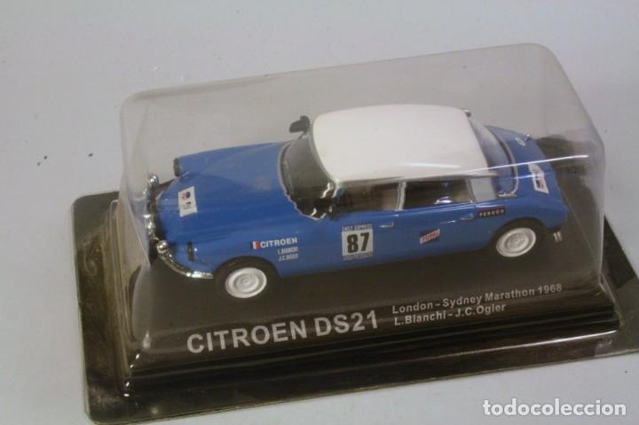 Coches a escala: IXO ALTAYA. Escala 1/43. Citroen DS21 #87 London-Sydney 1968 Bianchi-Ogier