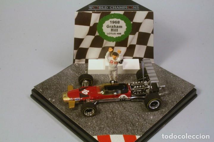Model Cars: QUARTZO. Escala 1/43. Lotus 49B #10 World Champion 1968 Hill (Limited Edition)