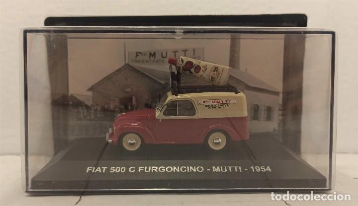 Auto in scala: Coche Coleccion Escala 1:43 Fiat 500c Furgoncino Mutti (1954)