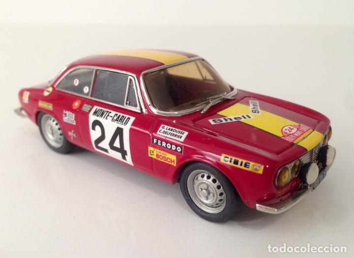 Coches a escala: Alfa Romeo 2000 GTV Monte Carlo 1973 Larrousse 1/43 ALEA Merekits Metal Blanco