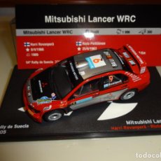 Coches a escala: 1/43. MITSUBISHI LANCER WRC. RALLY SUECIA 2005. ROVANPERÄ - PIETILÄINEN.. Lote 224872677