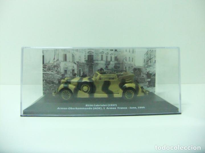 Coches a escala: HORCH 853A CABRIOLET 1937 OBERKOMMANDO FRANCE 1944 ALTAYA ESCALA 1:43 COCHE EJ&Eacute;RCITO ALEM&Aacute;N MILITAR